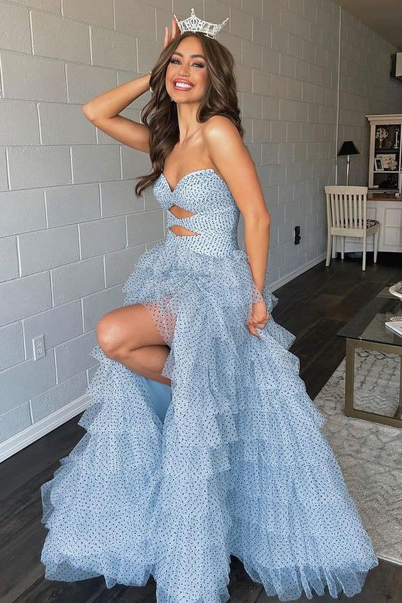 blue polka dot prom dress Buy Lipsy Blue Textured Polka Dot Midi Prom Dress from Next USA