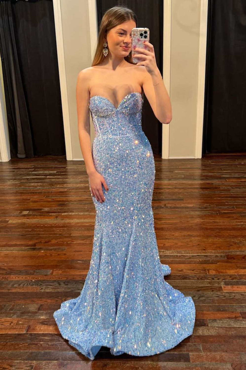 periwinkle dress formal La Femme Long A-Line Prom 32349 Light Periwinkle / 00 tie event Eirlys Pale Periwinkle Midi Dress
