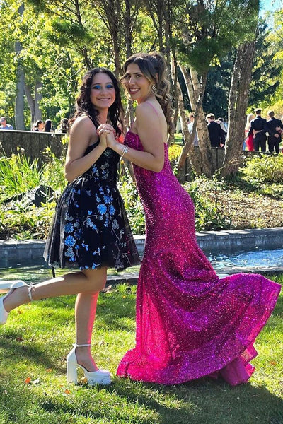 Sparkly Mermaid Sweetheart Sequins Prom Dresses DM102101