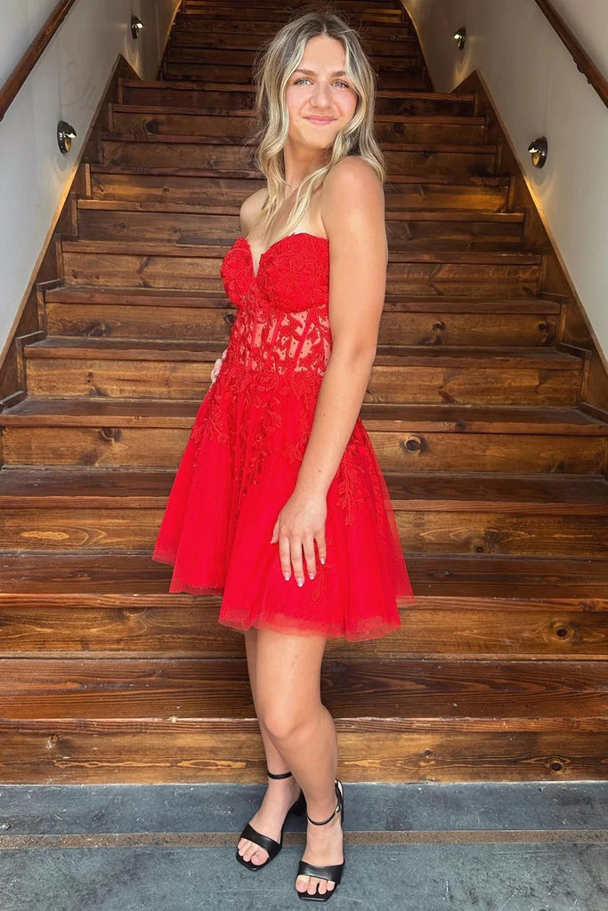 magenta homecoming dresses Mermaid V neck Spaghetti Straps Sequins Prom Dress Evening Gow SELINADRESS Sleeveless 6 Magenta Lace Corset Homecoming Dress