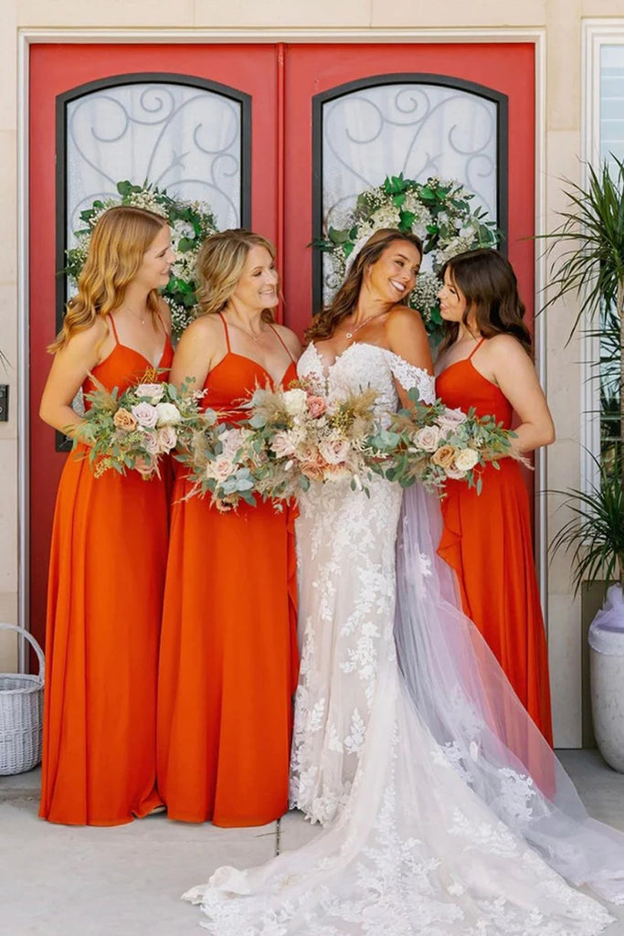 Simple A-Line Sweetheart Cross Back Chiffon Floor Length Bridesmaid Dresses LD3041504 Dressmeet Simple A-Line Sweetheart Cross Back Chiffon Floor Length Bridesmaid Dresses LD3041504 Dressmeet